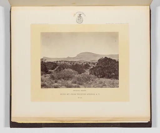 Music Mountain From Truxton Springs, Arizona Territory