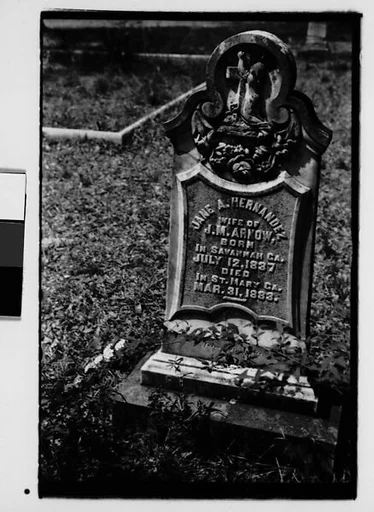 [Five 35mm Film Frames: Gravestones, Georgia]