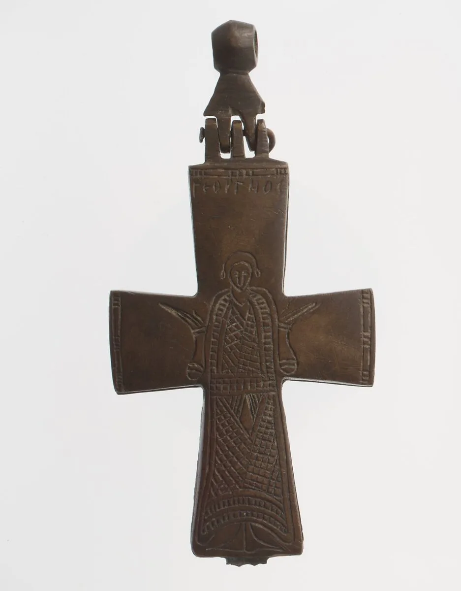 Reliquary Cross with Saint George — Unknown