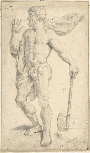 Standing Male Nude Figure