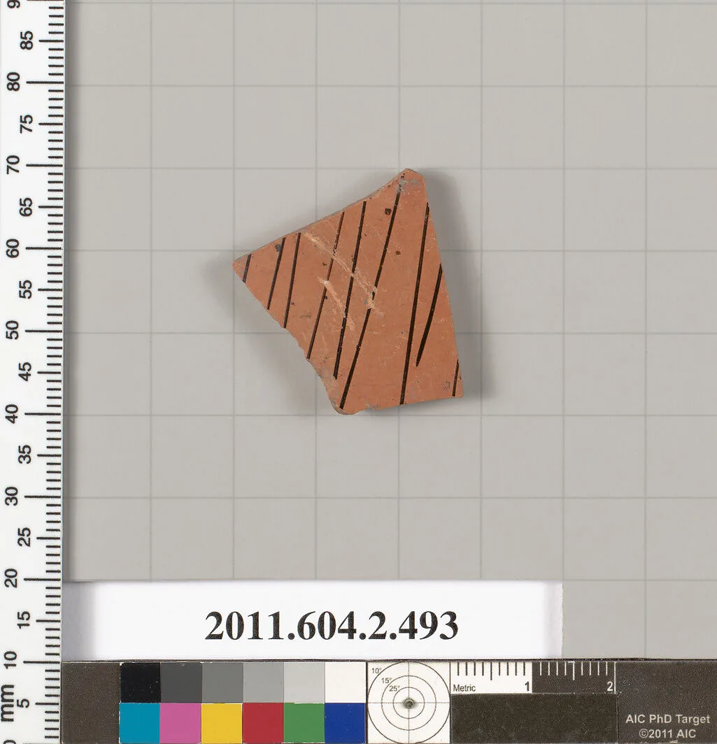 Terracotta fragment of a column-krater (bowl for mixing wine and water) — Unknown