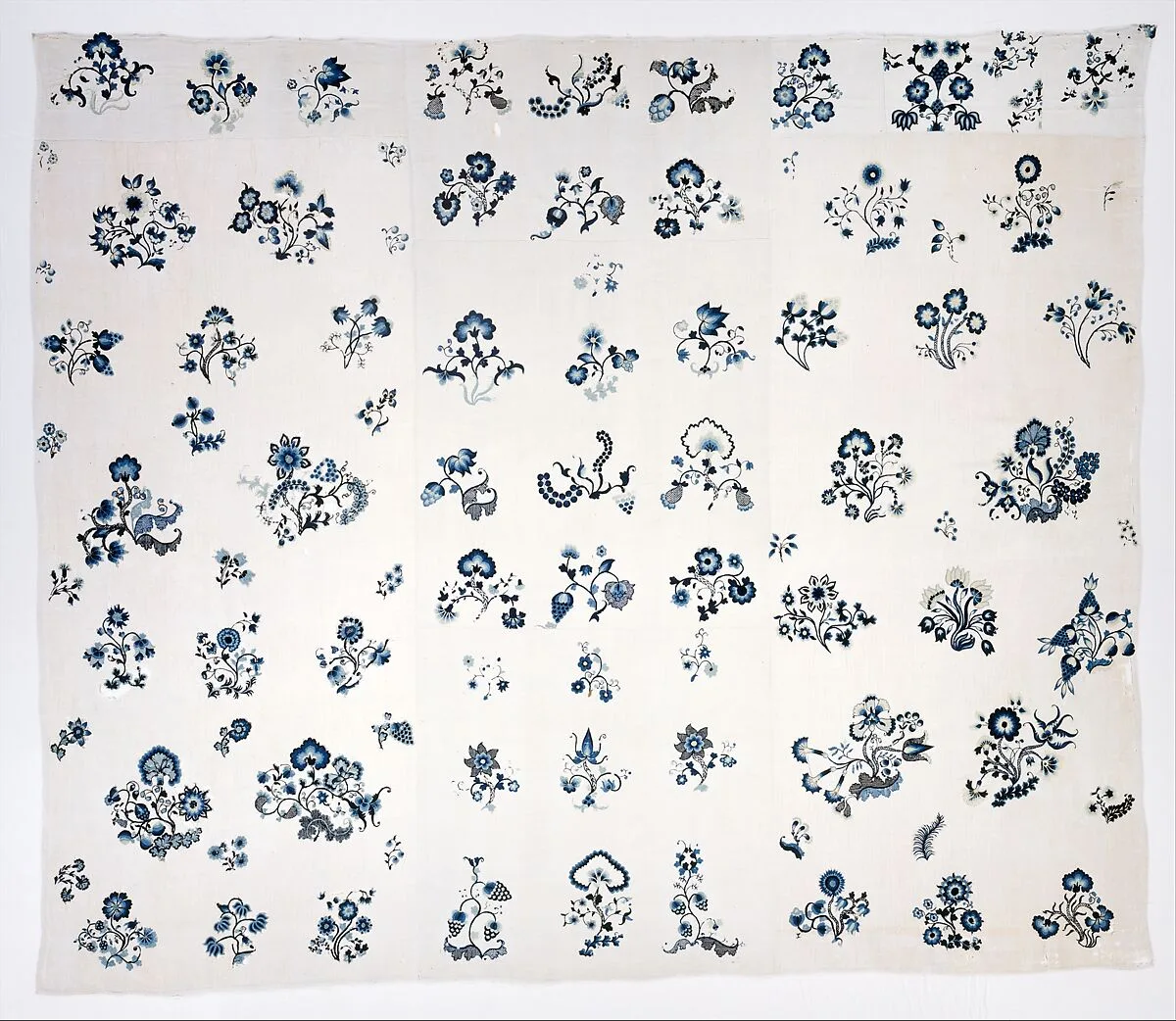 Embroidered bed hangings — Ruth Culver Coleman