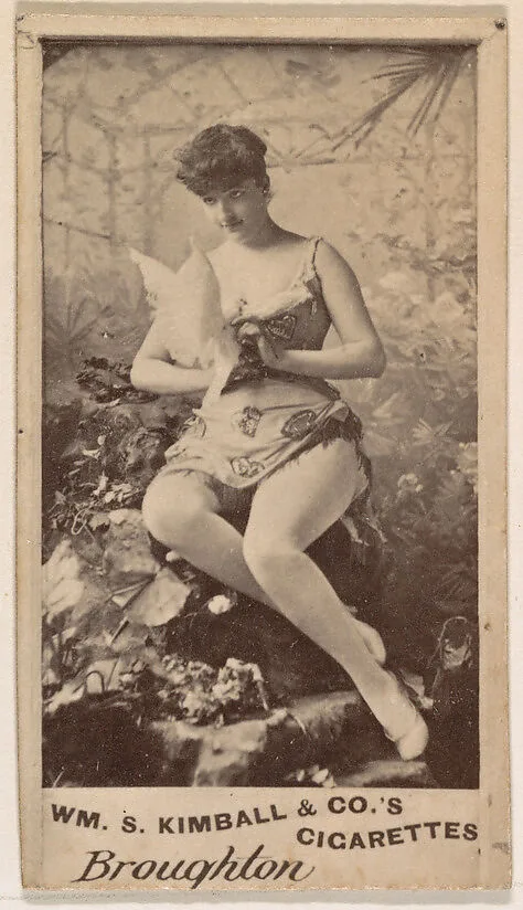 Miss Broughton, from the Actresses series (N203) issued by Wm. S. Kimball & Co. — William S. Kimball & Company