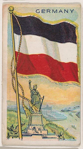 Germany, bakery card from the Flags series (D34), issued by the Ward-Mackey Company — Ward-Mackey Company