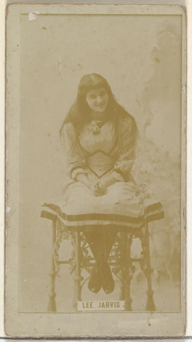Lee Jarvis, from the Actors and Actresses series (N145-8) issued by Duke Sons & Co. to promote Duke Cigarettes — W. Duke, Sons & Co.|American Tobacco Company