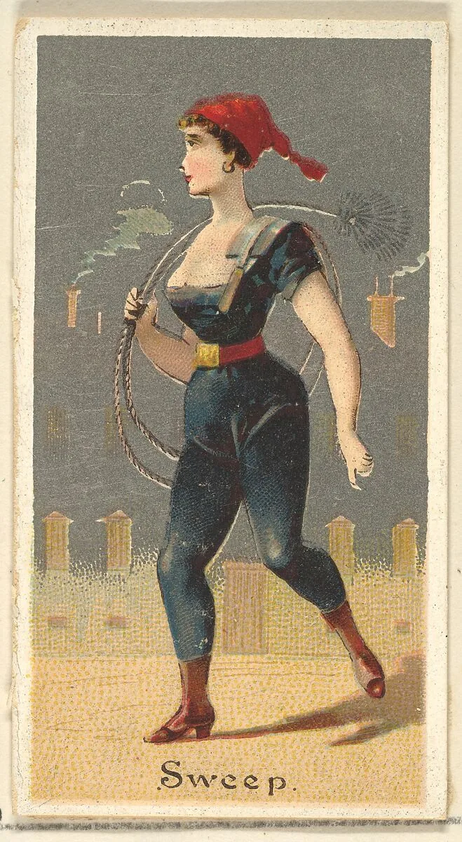 Sweep, from the Occupations for Women series (N166) for Old Judge and Dogs Head Cigarettes — Goodwin & Company