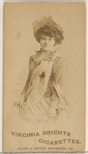From the Actors and Actresses series (N45, Type 5) for Virginia Brights Cigarettes