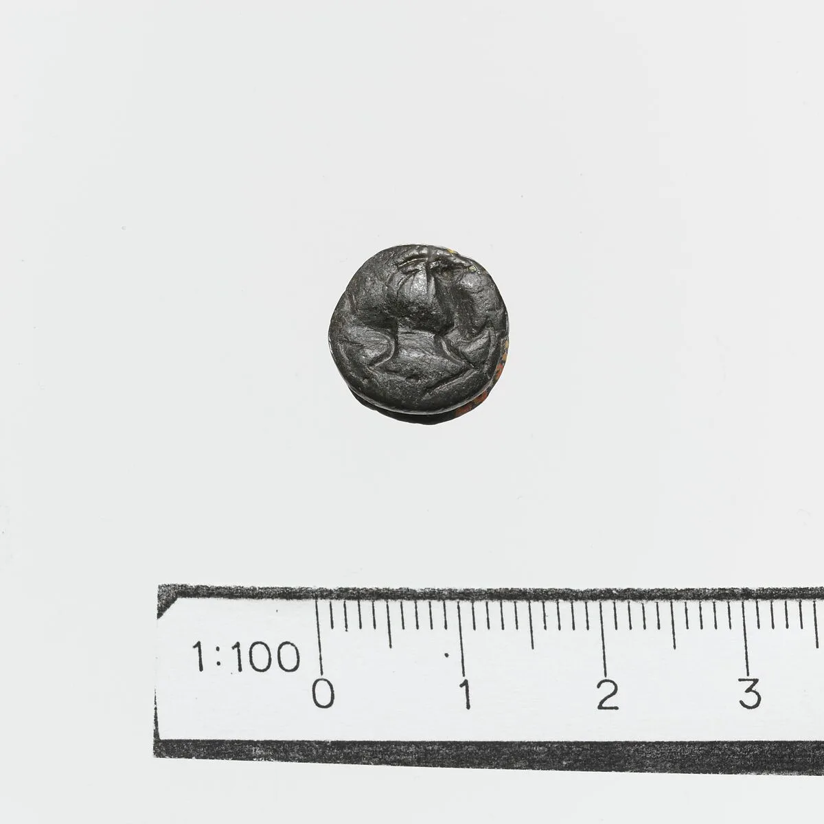 Steatite reel-shaped seal — Unknown