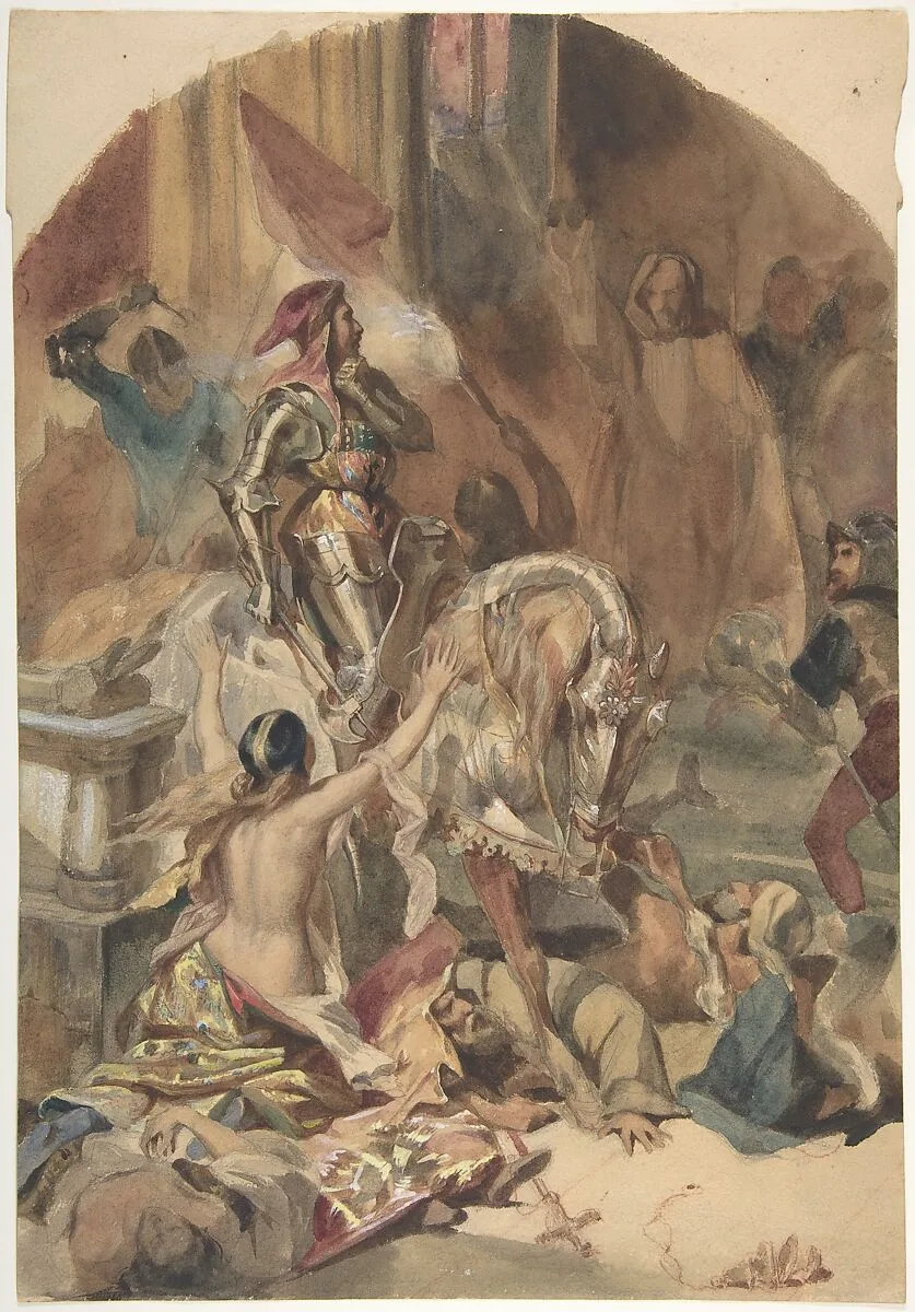 Massacre de Nesle (1472) — Edouard-Alexandre Odier