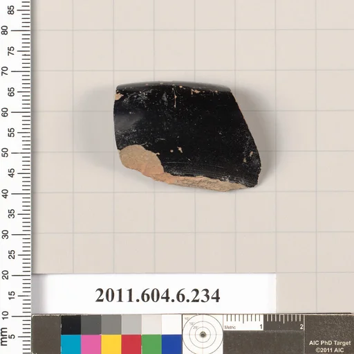 Terracotta fragment of a salt cellar?