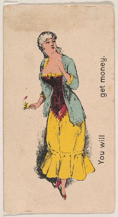 You will get money (hidden image in six of hearts card), from the Transparent Playing Cards series (N220) issued by Kinney Bros. — Kinney Brothers Tobacco Company