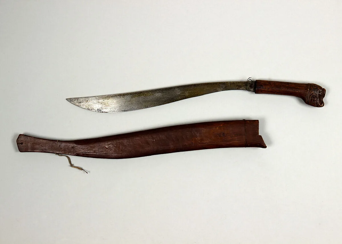 Jungle Knife (Parang) with Sheath — Unknown