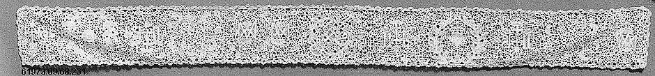 Lace border with emblems of the Passion — Unknown