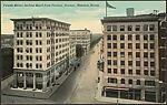 Fannin Street, looking South from Preston Avenue, Houston, Texas.