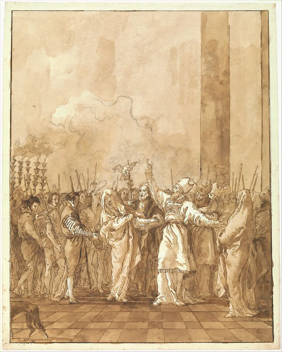 The Betrothal of the Virgin — Giovanni Domenico Tiepolo