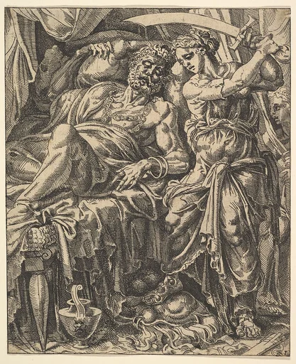 Judith Slaying Holofernes, from The Story of Judith and Holofernes