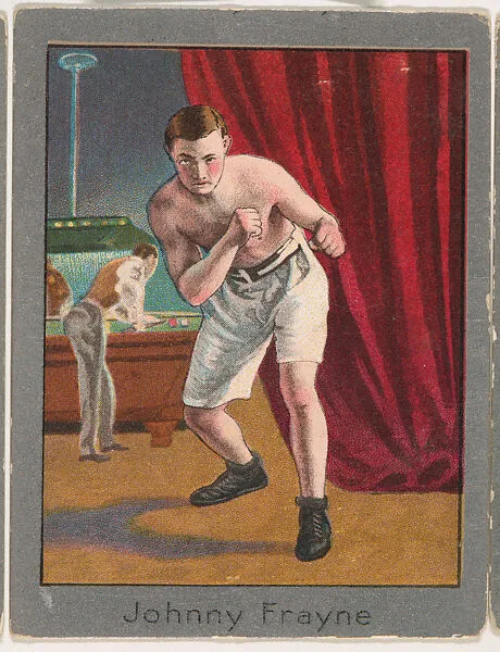 Johnny Frayne, from the Champion Athlete and Prize Fighter series (T220), issued by Mecca and Tolstoi Cigarettes — Tolstoi Cigarettes|Mecca Cigarettes