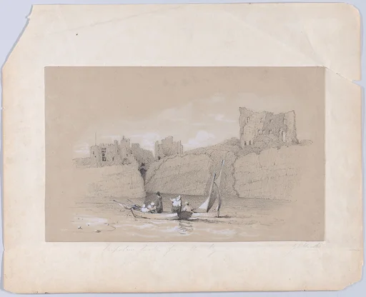 Chepstow Castle, Wales from the River Wye
