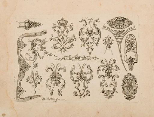 Plate Two from Nouveavx Desseins D'Arquebvseries