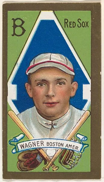 Charles Wagner, Boston Red Sox, American League, from the "Baseball Series" (Gold Borders) set (T205) issued by the American Tobacco Company — American Tobacco Company