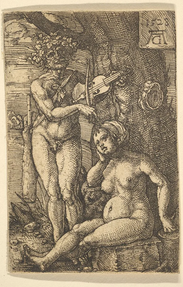 Orpheus and Eurydice — Heinrich Aldegrever