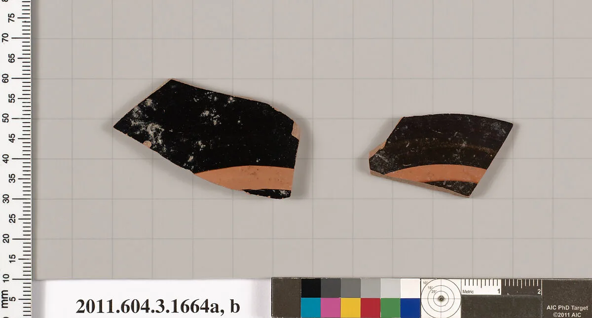 Terracotta fragments of kylikes: Band or lip cups (drinking cups) — Unknown