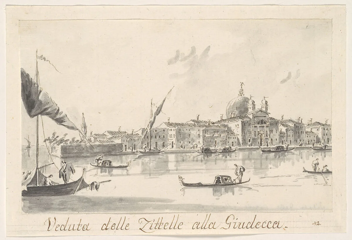 The Church of the Zitelle on the Giudecca — Giacomo Guardi