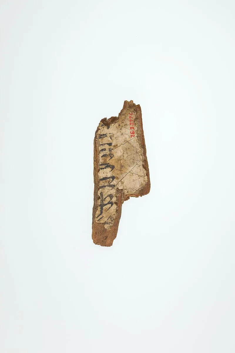 Fragment of a Scribe's Writing Board — Unknown