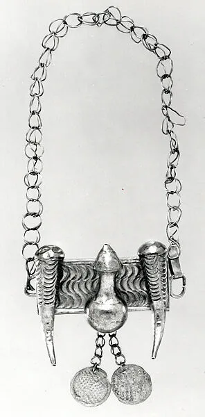 Arm Bands: Calabash and Horn Motif with Pendants — Unknown