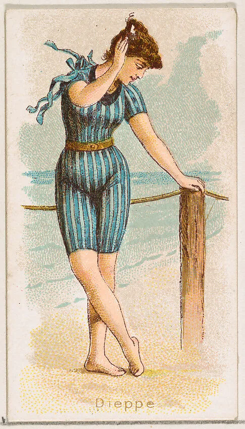 Dieppe, from the Fancy Bathers series (N187) issued by Wm. S. Kimball & Co. — William S. Kimball & Company