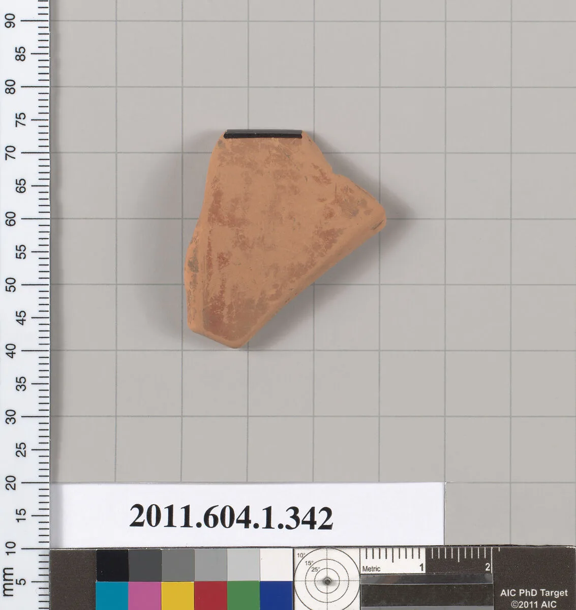 Terracotta rim fragment of a kylix (drinking cup) — Unknown