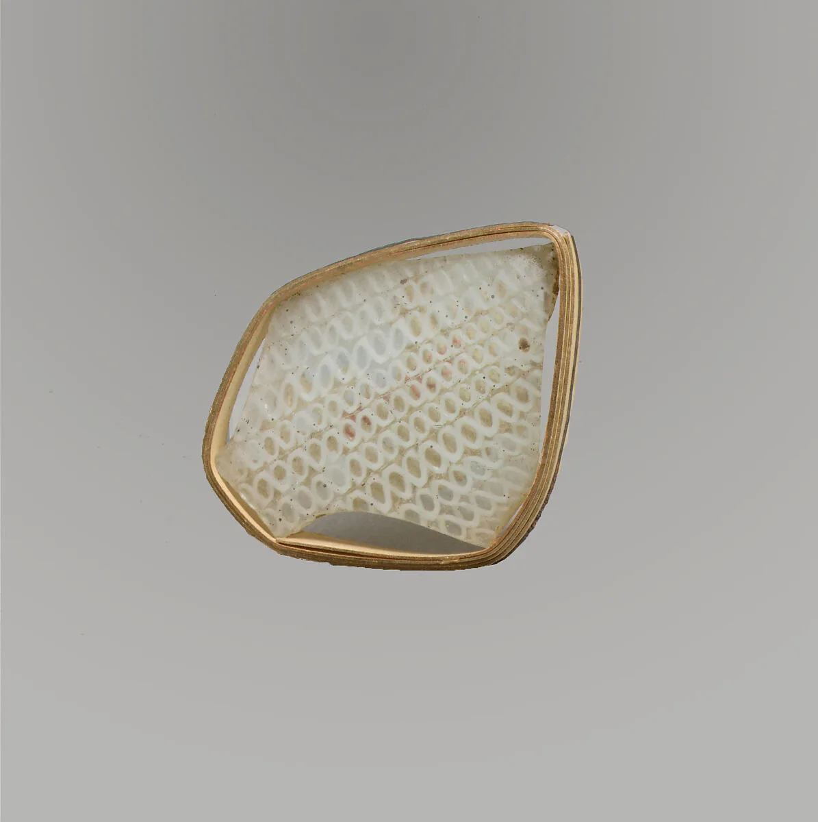Glass network mosaic fragment — Unknown