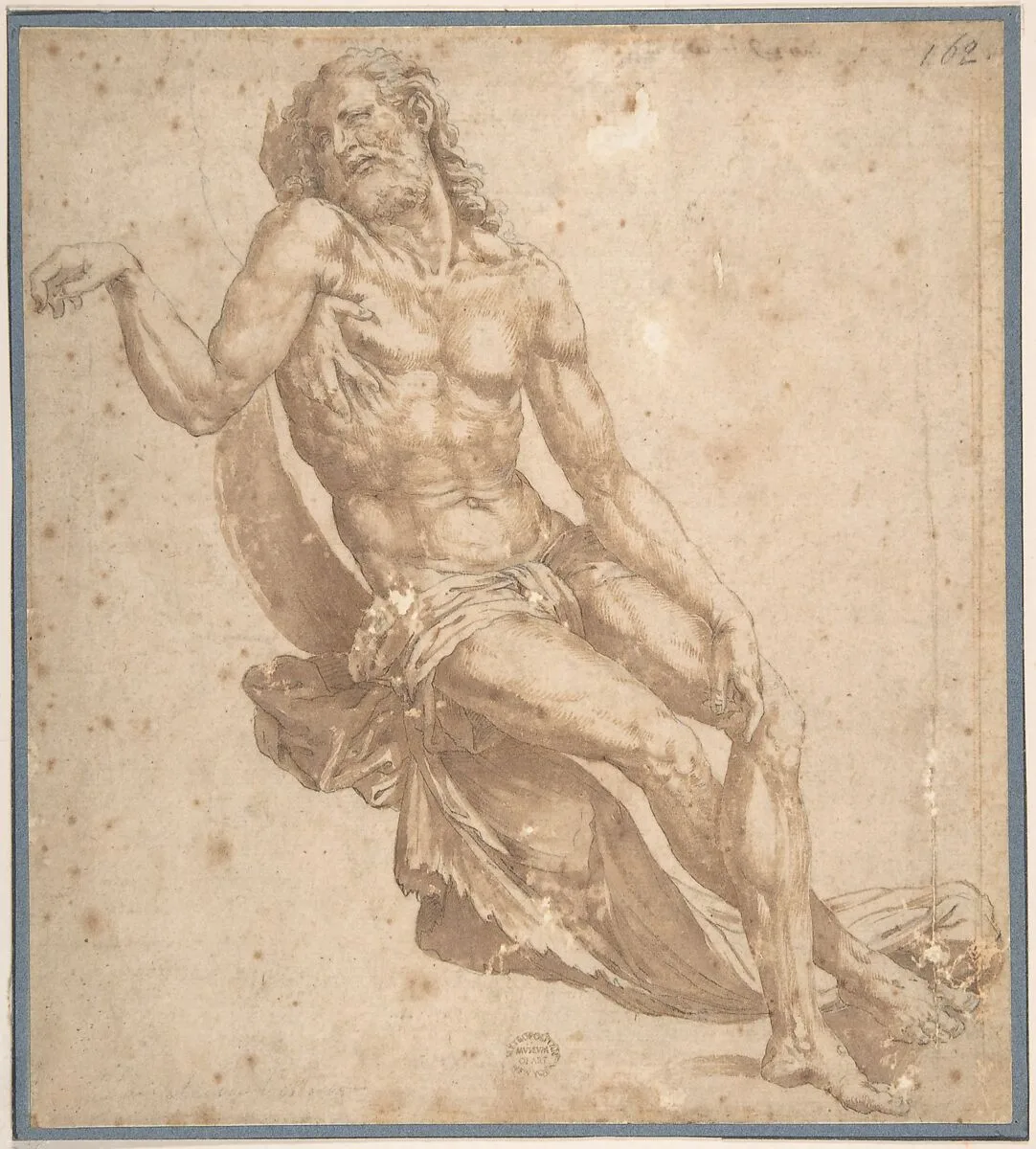 Study for Christ in The Entombment — Bartolomeo Neroni (Il Riccio)
