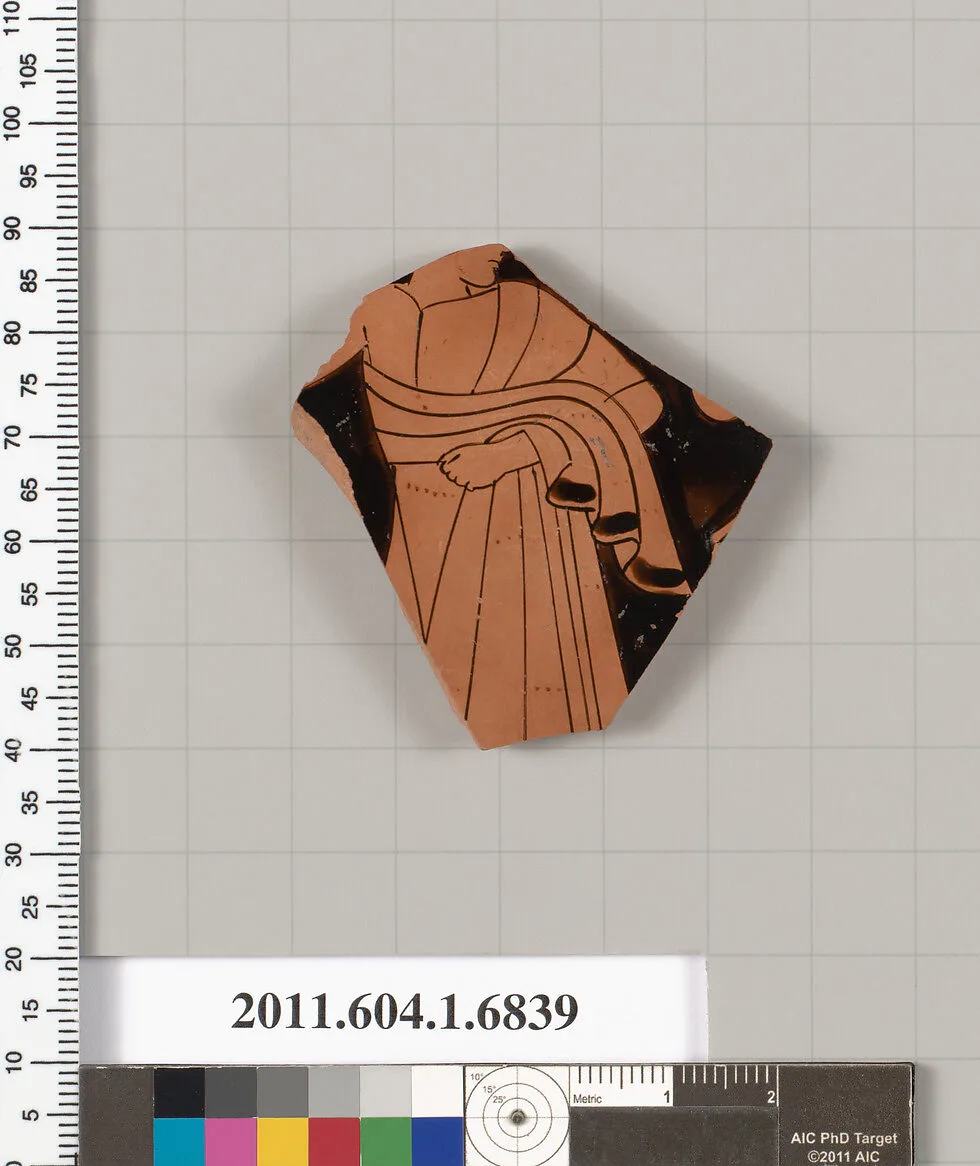 Terracotta fragment of a kylix (drinking cup) — Unknown