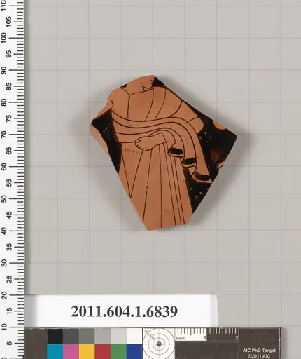 Terracotta fragment of a kylix (drinking cup)