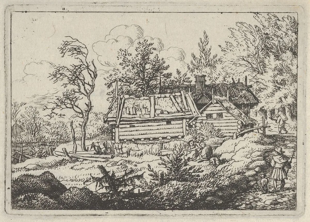 The Pilgrim with the Dog — Allart van Everdingen