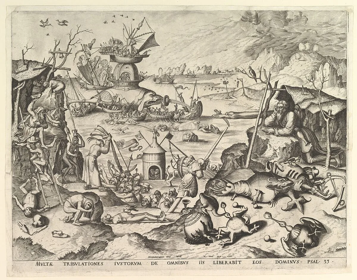 The Temptation of St. Anthony — Hieronymus Bosch|Jan and Lucas van Doetecum