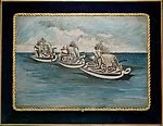 Seascape with Three Boats — Sadequain