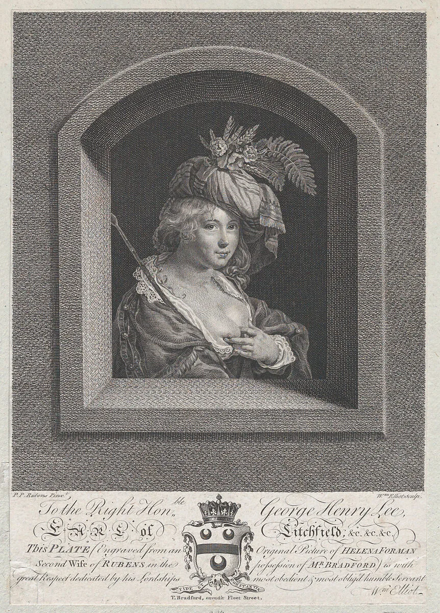 Portrait of Susanna Lunden, sister of Helena Fourment — Helena Fourment|Thomas Bradford|Peter Paul Rubens|Susanna Lunden|William Elliot