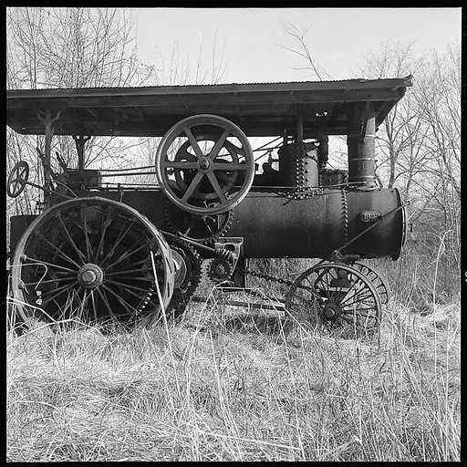 [10 Views of Steam Engine (locally known as a Willipus Wallapus) in a Field, Keysburg, Kentucky]