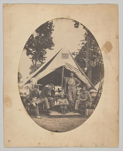 [Ellis-Eum, Tent of Captain John L. Ellis, Company F, 71st New York State Militia, Washington, D.C.]