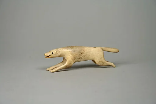 Antler Horn Wolf Figure