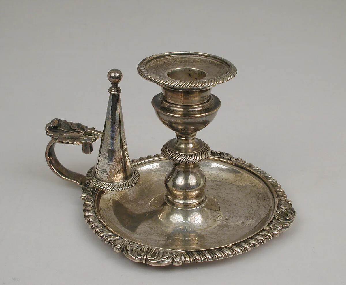 Chamberstick (one of a pair) — William Elliott
