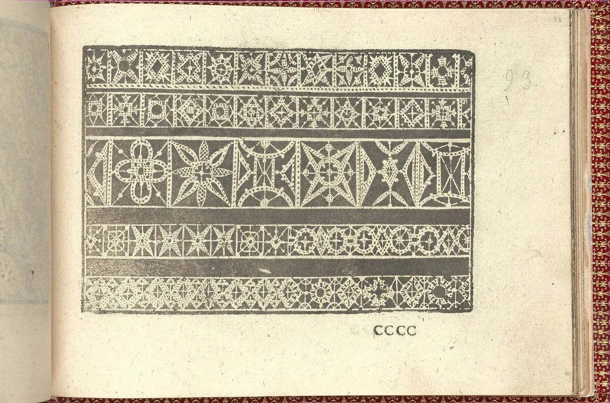 Corona delle Nobili et Virtuose Donne: Libro I-IV, page 93 (recto) — Cesare Vecellio