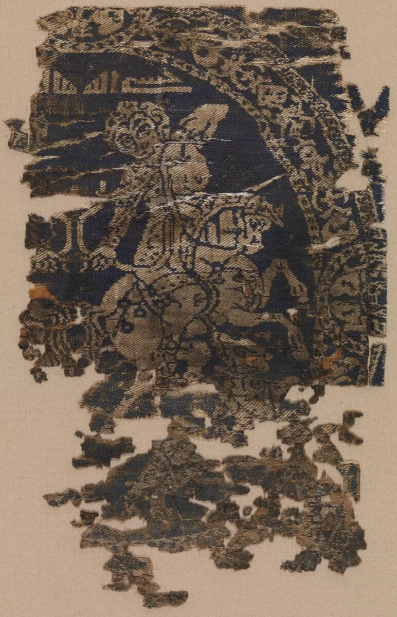 Textile Fragment with Hunting Scene — Unknown