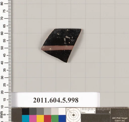 Terracotta rim fragment of a kylix (drinking cup)?