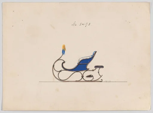Design for Rumble Sleigh, no. 3493