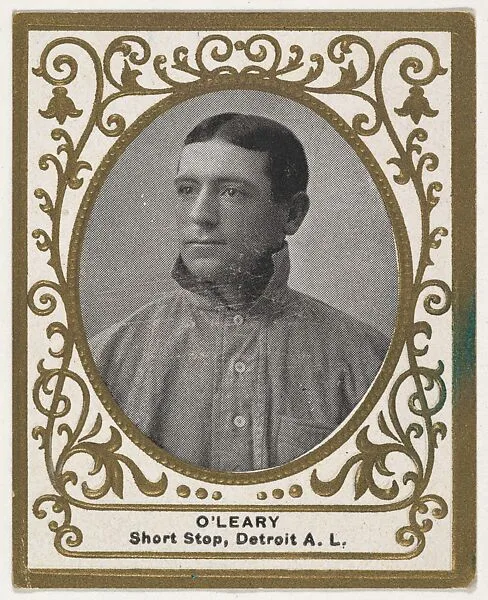 O'Leary, Shortstop, Detroit, American League, from the Baseball Players (Ramlys) series (T204) issued by the Mentor Company to promote Ramly and T.T.T. Turkish Cigarettes — Carl Homer Studios, Boston|Mentor Company, Boston