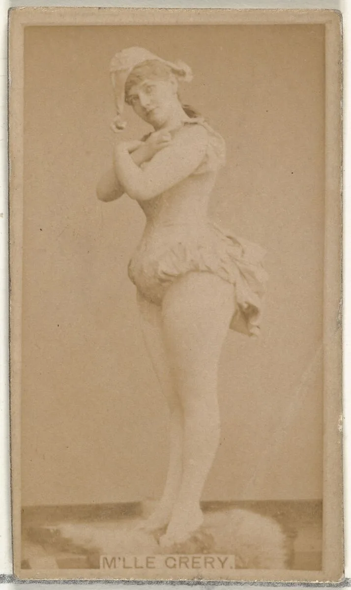 M'lle Crery, from the Actors and Actresses series (N145-8) issued by Duke Sons & Co. to promote Duke Cigarettes — American Tobacco Company|W. Duke, Sons & Co.