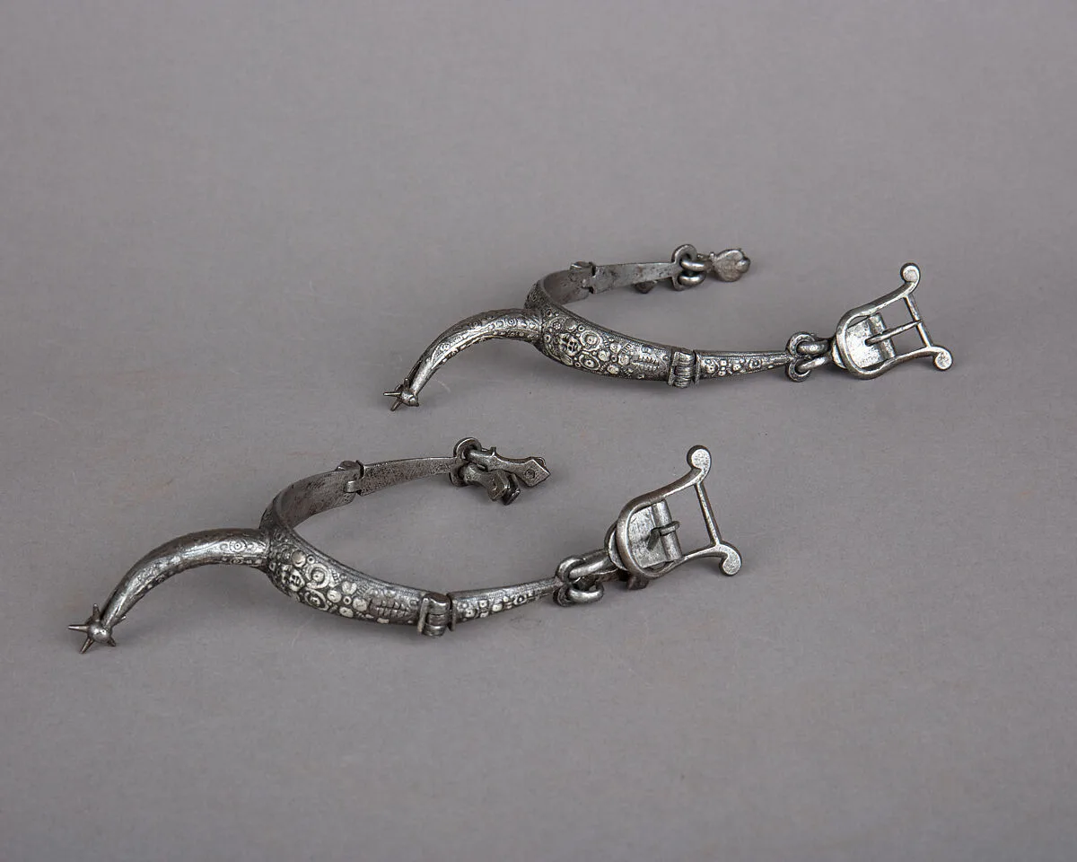 Pair of Rowel Spurs — Unknown